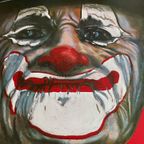 A.pagowski - Old Clown Portrait Circus, Poster Printed 1983 thumbnail 5