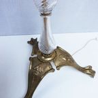 Vintage Staande Schemerlamp/ Vloerlamp Met Venetiaans Glas thumbnail 11
