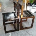 2 Vintage Hugo Svensson Grenen Design Eetkamerstoelen thumbnail 13