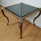 Vintage Hollywood Regency Salontafel, Bijzettafeltje 51507 thumbnail 5