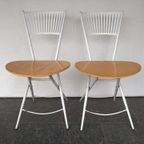 2x Vintage Folding Chairs From Fly Line (set) thumbnail 7