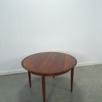 Vintage Design Uitschuifbare Palissander Lübke Ronde Tafel thumbnail 20