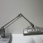 Dazor Bureaulamp/ Goudsmidlamp Met Vergrootglas Loep, Ca 1950 thumbnail 4