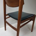 Deense Midcentury Modern Teak Eetkamerstoelen, Set Van 4 thumbnail 11
