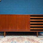 Vintage Lowboard Uit De Jaren 60, Deens Midcentury Dressoir thumbnail 5