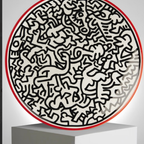 Keith Haring - Handgeschilderd Verzamelbord Porselein (limited Edition) thumbnail 8