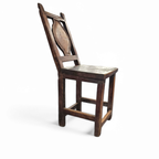 18th Century Chair Early 18th Century Farmhouse Chair With Wood Peg Construction thumbnail 3
