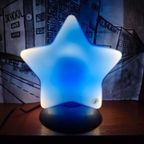 Vintage Ikea Blauwe Ster Lamp Tafellamp thumbnail 11