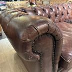 Waanzinnige Stoere Chesterfield Xl Bank Vintage Bruin thumbnail 7