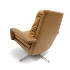 Vintage (Draai)Fauteuil Ontworpen Door Hans Kaufeld Gemaakt In De Jaren '60 thumbnail 5