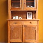 Set Van 2 Vintage Fauteuils Met Gebogen Houten Armleggers thumbnail 15