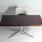 Zeldzame Vintage Mid-Century Executive Bureau Van Florence Knoll In Palissander Hout thumbnail 7