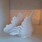 Engelse Vintage Zwanen, Porselein, Witte Plantenbakjes thumbnail 5
