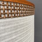 Bamboo Look Floorlamp Large White Shade thumbnail 7