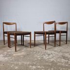 Setprijs! Kalderoni Reydt, Wellner Vintage Eetkamerstoelen thumbnail 2