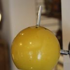 Tedelight Wandlamp, 1970 In Geel Gelakt Metaal thumbnail 3