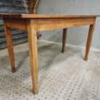 Oude Tafel Eettafel Sidetable Beukenhout 65 X 140 Cm thumbnail 9