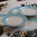 Saint-Amand Pastel Dessertborden, 1950 thumbnail 6