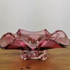 Vintage Murano Glas Schaal, Fruitschaal Glazen Serveerschaal thumbnail 2