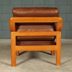 Vintage Leren Fauteuil – L. Olsen & Søn – Møbelfabrik K/s – Jaren 60 thumbnail 2