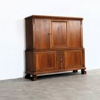 Vintage Wandkast | Highboard | Jaren 50 | Zweden thumbnail 2