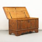 Antieke Beschilderde Bruidskist 1737 thumbnail 4
