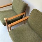 Vintage Houten Zithoek / Bank / Fauteuils / Salontafel thumbnail 9