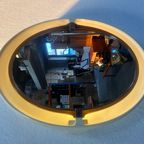 Vintage Ovale Spiegel Met Verlichting, Allibert, 1970's thumbnail 3
