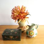 Vintage Sieraden Kistje Hindelooper Schilderwerk Roosjestijl thumbnail 3