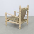 Vintage Fauteuil Low Rope Chair 1970 thumbnail 9