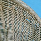 Vintage Luit Van Der Helm Rotan Slederok Stoelen (Nieuw Gestoffeerd) thumbnail 4