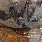 Grote Handgemaakt Keramische Wabi Sabi Schaal / Pot thumbnail 3