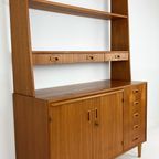 Scandinavisch Vintage Teak Fineren Dressoir/ Boekenkast Midsund thumbnail 6