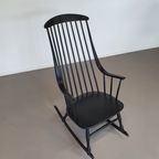 Black Lena Larsson Voor Nesto Rocking Chair 1960S thumbnail 11