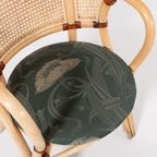 Set Of 2 Vintage 1970’s Rattan-bamboo Indoor/outdoor Chairs With Table thumbnail 8