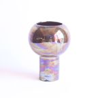 Metallic Glaze Ceramic Vase, 1980S thumbnail 2