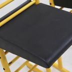 Set Of 2 Italian Height Adjustable Chairs Or Barstools 1980S thumbnail 11