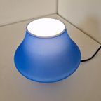 Blauw Glazen Mushroom Lampje Vintage Lamp thumbnail 9