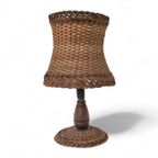 Scandinavian Rattan / Wicker Table Lamp thumbnail 6