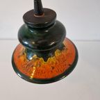 Vintage Hanglamp Keramieke Hanglamp Jaren 70 Oranje thumbnail 5