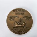 Penning 100 Jaar Winkler Prins - Brons - Henk Van Bommel/Cepas Stauthamer - 1970 thumbnail 3