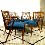 Set Of 6 Zijlstra Joure "Poly Z" Chairs, Abraham A. Patijn 1950S thumbnail 5