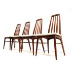 Set Van 4 Vintage Deens Design Eetkamerstoelen 'eva' Van Niels Koefoed Voor Koefoeds Hornslet thumbnail 2
