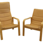 Vintage Yngve Ekstrom Voor Swedese Fauteuil Herenmodel thumbnail 3