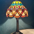 Hollywood-Jaren 20 Stijl Glas-En-Lood Tafellampen thumbnail 2
