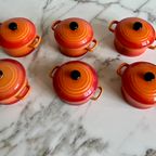 Vintage Braadpannetjes 6 Stuks thumbnail 3