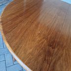 A A Patijn Vintage Ovale Ronde Tafel Eettafel Jaren 60 thumbnail 13