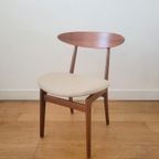 Vintage Deense Eetkamerstoel In Teak 1960 thumbnail 3