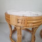 Set Vintage Manou Bamboe Krukjes. thumbnail 6