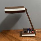 Brown Desk Lamp 1970S By Polamp thumbnail 2